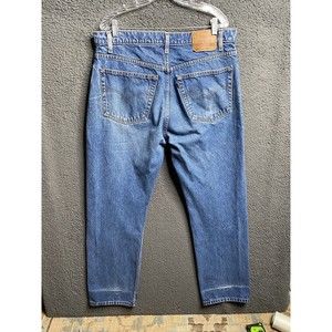 VINTAGE 90s Levis 505 Jeans Men 36X32 Blue Regular Fit Straight Leg Red Tab